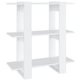 NNEVL Book Cabinet/Room Divider White 80x30x87 cm
