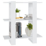 NNEVL Book Cabinet/Room Divider White 80x30x87 cm