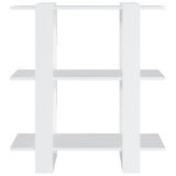 NNEVL Book Cabinet/Room Divider White 80x30x87 cm