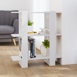 NNEVL Book Cabinet/Room Divider White 80x30x87 cm