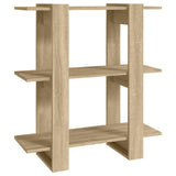 NNEVL Book Cabinet/Room Divider Sonoma Oak 80x30x87cm