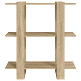 NNEVL Book Cabinet/Room Divider Sonoma Oak 80x30x87cm