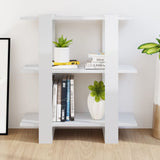 NNEVL Book Cabinet/Room Divider High Gloss White 80x30x87 cm