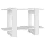 NNEVL Book Cabinet/Room Divider White 80x30x51 cm