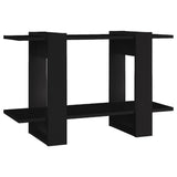 NNEVL Book Cabinet/Room Divider Black 80x30x51 cm
