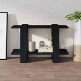 NNEVL Book Cabinet/Room Divider Black 80x30x51 cm