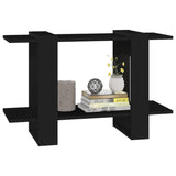 NNEVL Book Cabinet/Room Divider Black 80x30x51 cm