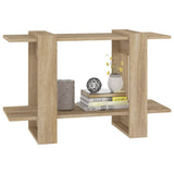 NNEVL Book Cabinet/Room Divider Sonoma Oak 80x30x51 cm