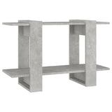 NNEVL Book Cabinet/Room Divider Concrete Grey 80x30x51 cm
