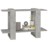 NNEVL Book Cabinet/Room Divider Concrete Grey 80x30x51 cm
