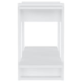 NNEVL Book Cabinet/Room Divider High Gloss White 80x30x51 cm