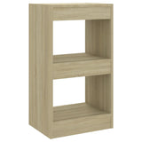 NNEVL Book Cabinet/Room Divider Sonoma Oak 40x30x72 cm