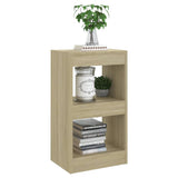 NNEVL Book Cabinet/Room Divider Sonoma Oak 40x30x72 cm