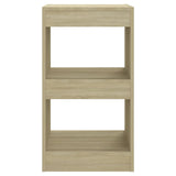 NNEVL Book Cabinet/Room Divider Sonoma Oak 40x30x72 cm
