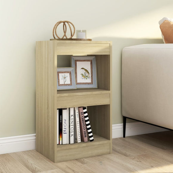 NNEVL Book Cabinet/Room Divider Sonoma Oak 40x30x72 cm