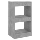 NNEVL Book Cabinet/Room Divider Concrete Grey 40x30x72 cm