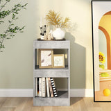 NNEVL Book Cabinet/Room Divider Concrete Grey 40x30x72 cm