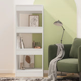 NNEVL Book Cabinet/Room Divider White 40x30x103 cm Engineered Wood