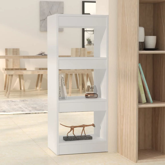 NNEVL Book Cabinet/Room Divider White 40x30x103 cm Engineered Wood