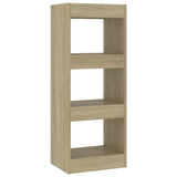 NNEVL Book Cabinet/Room Divider Sonoma Oak 40x30x103 cm Engineered Wood
