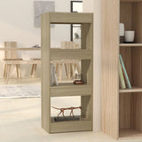 NNEVL Book Cabinet/Room Divider Sonoma Oak 40x30x103 cm Engineered Wood