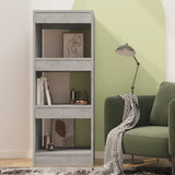 NNEVL Book Cabinet/Room Divider Concrete Grey 40x30x103 cm Engineered Wood