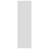 NNEVL Book Cabinet/Room Divider High Gloss White 40x30x103 cm Engineered Wood