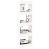 NNEVL Book Cabinet/Room Divider White 40x30x135 cm