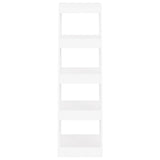 NNEVL Book Cabinet/Room Divider White 40x30x135 cm