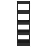 NNEVL Book Cabinet/Room Divider Black 40x30x135 cm