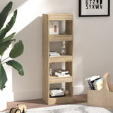 NNEVL Book Cabinet/Room Divider Sonoma Oak 40x30x135 cm
