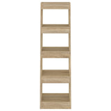 NNEVL Book Cabinet/Room Divider Sonoma Oak 40x30x135 cm