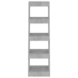 NNEVL Book Cabinet/Room Divider Concrete Grey 40x30x135 cm
