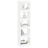 NNEVL Book Cabinet/Room Divider White 40x30x166 cm