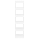 NNEVL Book Cabinet/Room Divider White 40x30x166 cm
