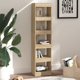 NNEVL Book Cabinet/Room Divider Sonoma Oak 40x30x166 cm
