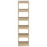 NNEVL Book Cabinet/Room Divider Sonoma Oak 40x30x166 cm