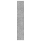 NNEVL Book Cabinet/Room Divider Concrete Grey 40x30x166 cm