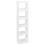 NNEVL Book Cabinet/Room Divider High Gloss White 40x30x166 cm