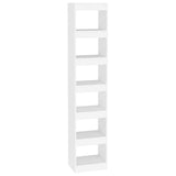 NNEVL Book Cabinet/Room Divider White 40x30x198 cm