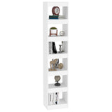 NNEVL Book Cabinet/Room Divider White 40x30x198 cm