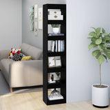 NNEVL Book Cabinet/Room Divider Black 40x30x198 cm