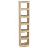 NNEVL Book Cabinet/Room Divider Sonoma Oak 40x30x198 cm
