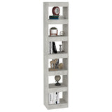 NNEVL Book Cabinet/Room Divider Concrete Grey 40x30x198 cm