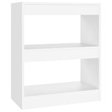 NNEVL Book Cabinet/Room Divider White 60x30x72 cm