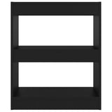 NNEVL Book Cabinet/Room Divider Black 60x30x72 cm