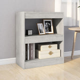 NNEVL Book Cabinet/Room Divider Concrete Grey 60x30x72 cm