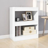 NNEVL Book Cabinet/Room Divider High Gloss White 60x30x72 cm
