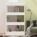 NNEVL Book Cabinet/Room Divider White 60x30x103 cm Engineered Wood