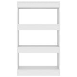 NNEVL Book Cabinet/Room Divider White 60x30x103 cm Engineered Wood